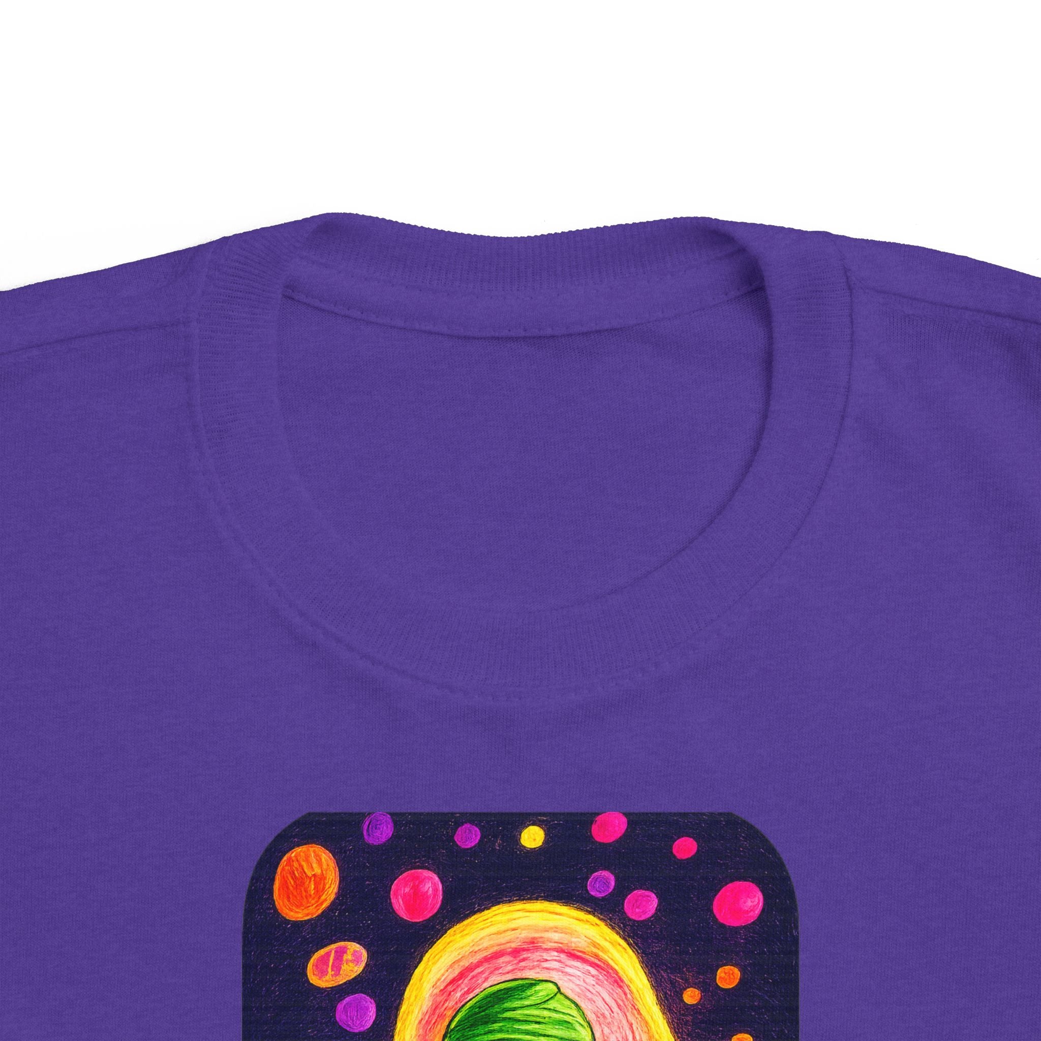 Earth Sisters Foundation Toddler Tee - Colorful Sea Turtle Graphic